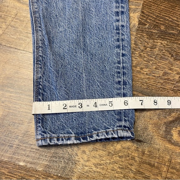 American Eagle 90s Slim Boyfriend Jeans Womens 6 LONG Hi Rise Distressed Denim - Picture 4 of 10